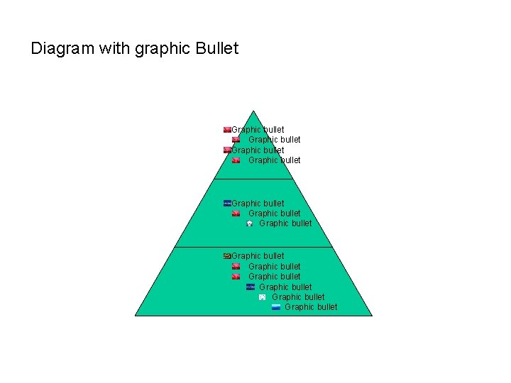 Diagram with graphic Bullet Graphic bullet Graphic bullet Graphic bullet Graphic bullet 