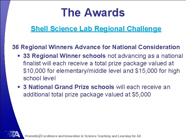 The Awards Shell Science Lab Regional Challenge 36 Regional Winners Advance for National Consideration