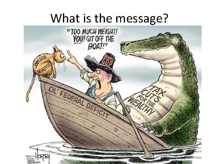 What is the message? 