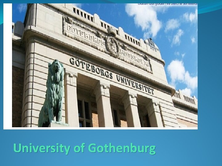 University of Gothenburg 