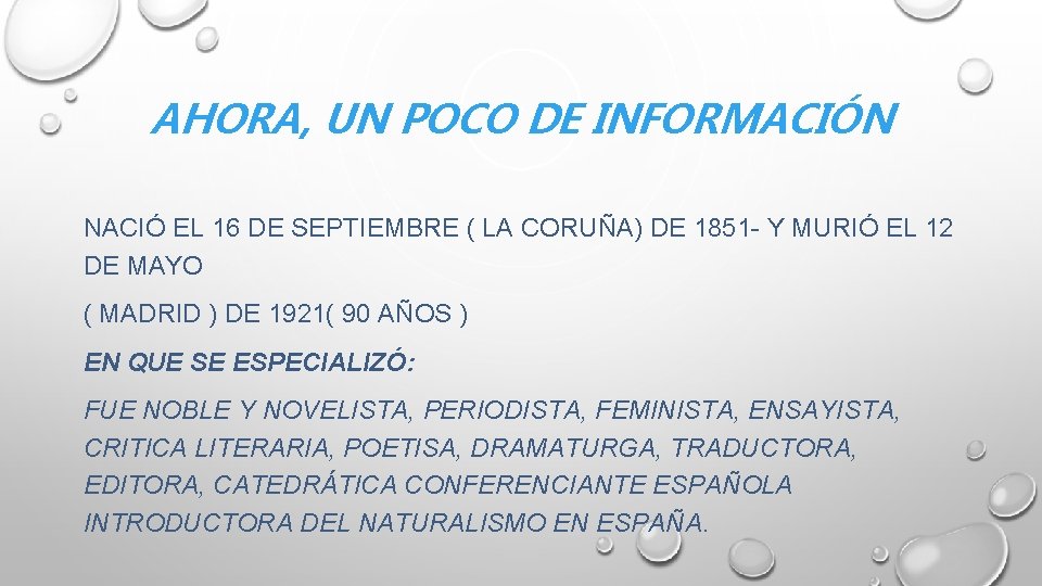 AHORA, UN POCO DE INFORMACIÓN NACIÓ EL 16 DE SEPTIEMBRE ( LA CORUÑA) DE