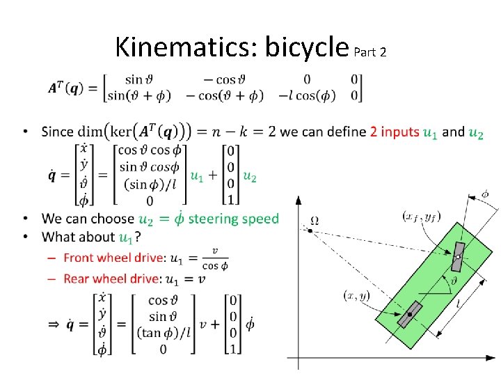 Kinematics: bicycle Part 2 • 