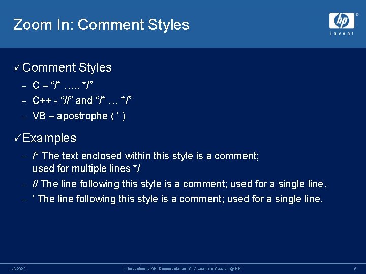 An Introduction to API Documentation Akash Dubey 2003
