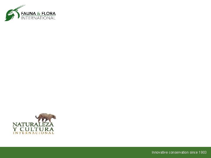 Innovative conservation since 1903 