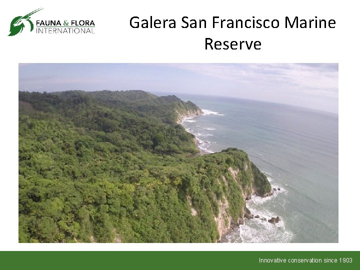 Galera San Francisco Marine Reserve Innovative conservation since 1903 