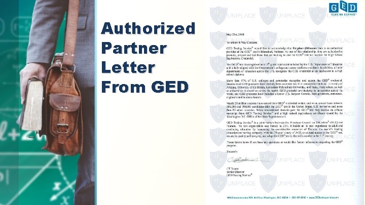 Authorized Partner Letter From GED 