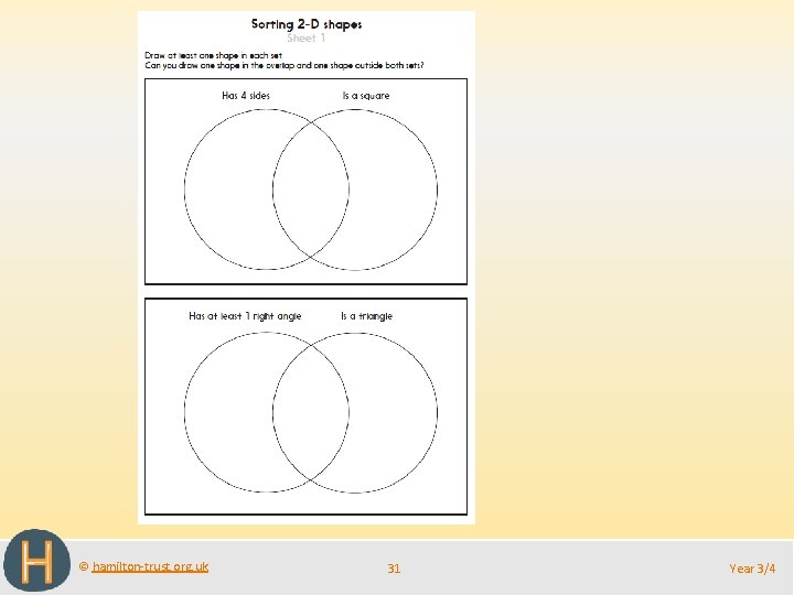 © hamilton-trust. org. uk 31 Year 3/4 