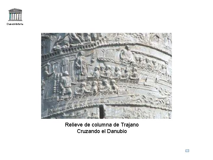 Claseshistoria Relieve de columna de Trajano Cruzando el Danubio 