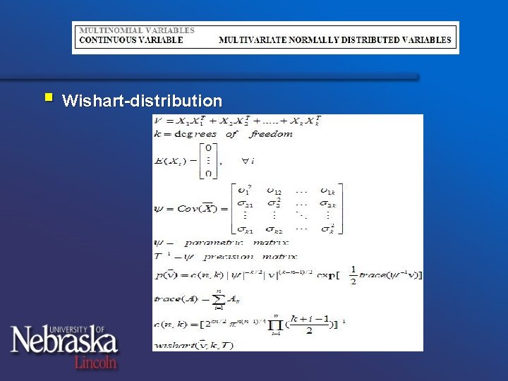 § Wishart-distribution 