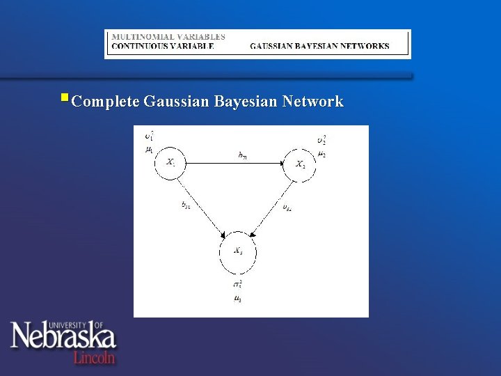 §Complete Gaussian Bayesian Network 