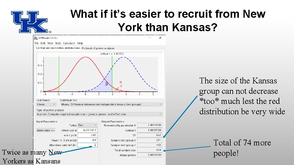 What if it’s easier to recruit from New York than Kansas? The size of