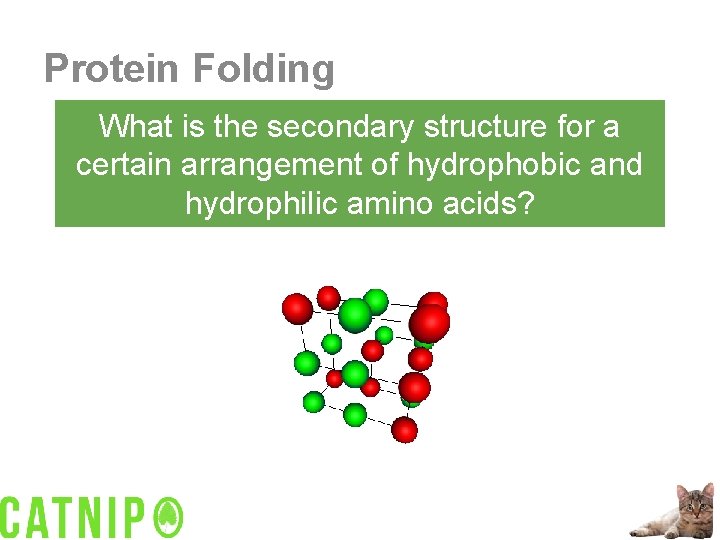 Protein Folding What is the secondary structure for a certain arrangement of hydrophobic and