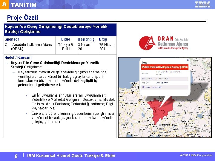 A TANITIM Proje Özeti Kayseri’de Genç Girişimciliği Desteklemeye Yönelik Strateji Geliştirme Sponsor Orta Anadolu