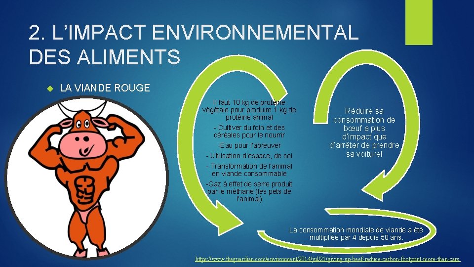 Les habitudes de consommation alimentaires et leurs impacts