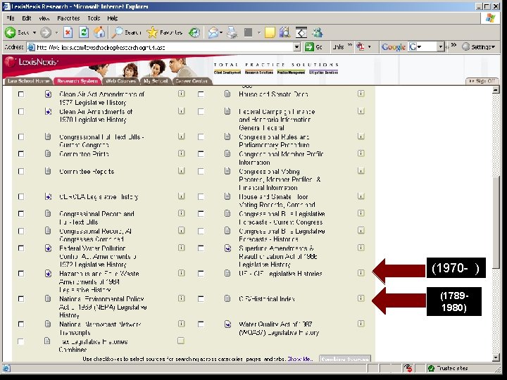 (1970 - ) (17891980) 