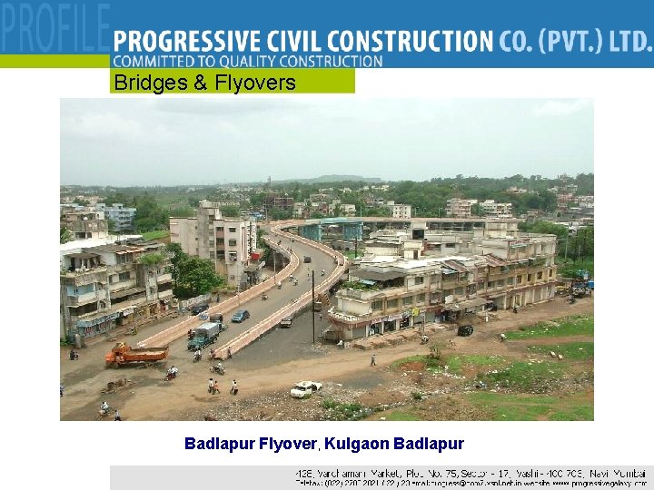 Bridges & Flyovers Badlapur Flyover, Kulgaon Badlapur 