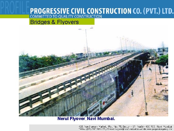 Bridges & Flyovers Nerul Flyover, Navi Mumbai. 