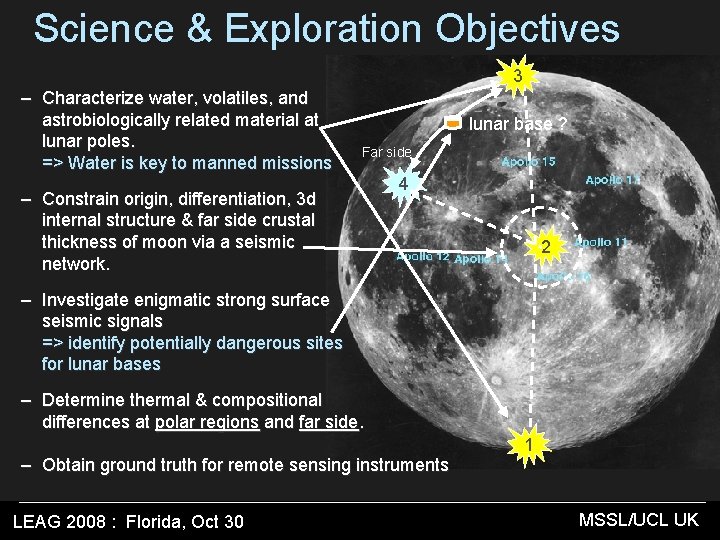 Science & Exploration Objectives 3 – Characterize water, volatiles, and astrobiologically related material at