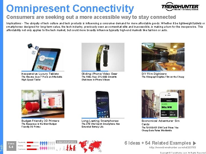 Tech Omnipresent Connectivity Consumers are seeking out a more accessible way to stay connected
