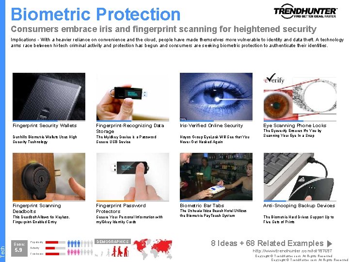 Tech Biometric Protection Consumers embrace iris and fingerprint scanning for heightened security Implications -