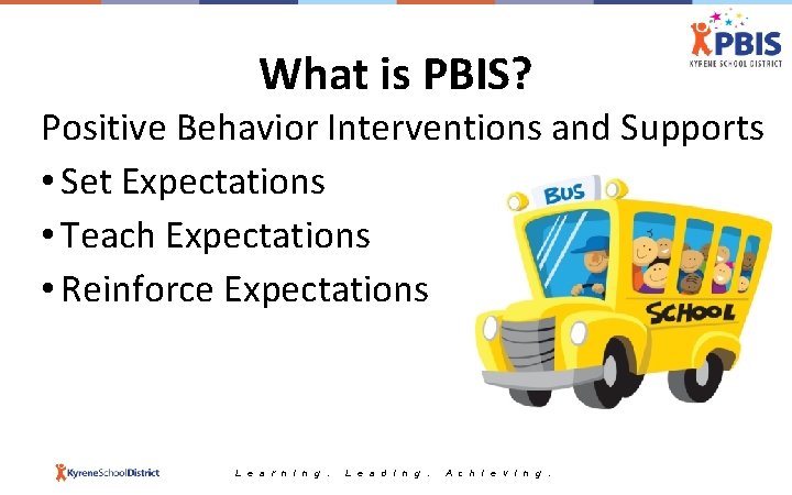 Transportation Positive Behavior Intervention Supports PBIS ...