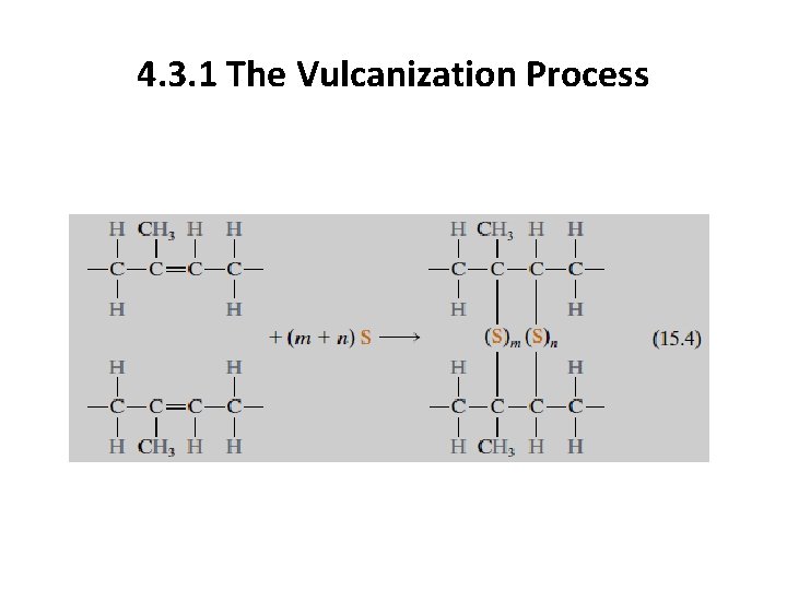 4. 3. 1 The Vulcanization Process 
