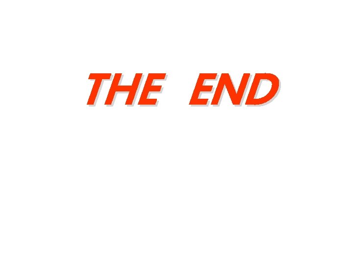 THE END 