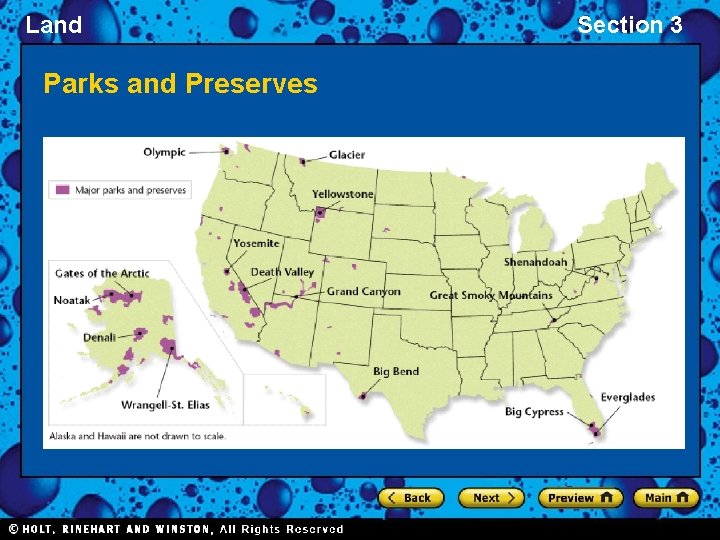 Land Parks and Preserves Section 3 