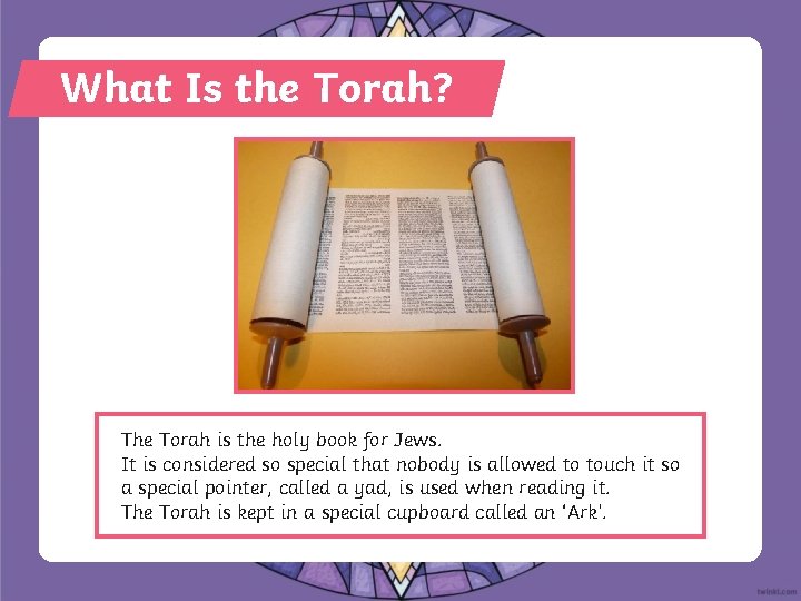 What Is the Torah? The Torah is the holy book for Jews. It is
