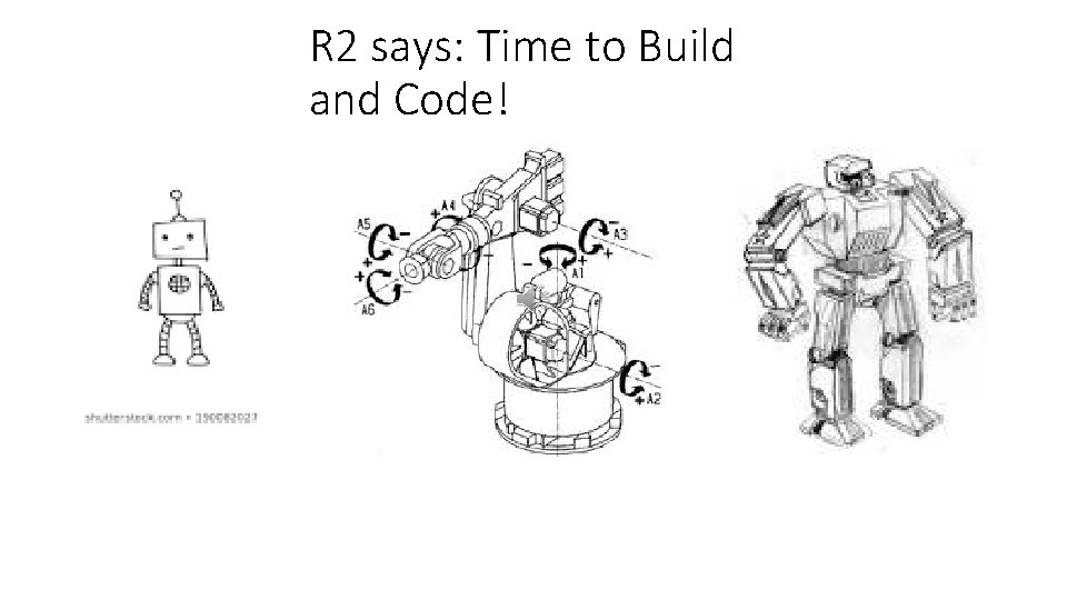 R 2 says: Time to Build and Code! 