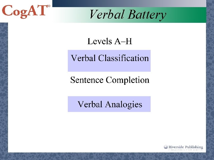 Verbal Battery 