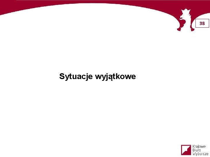 38 Sytuacje wyjątkowe 