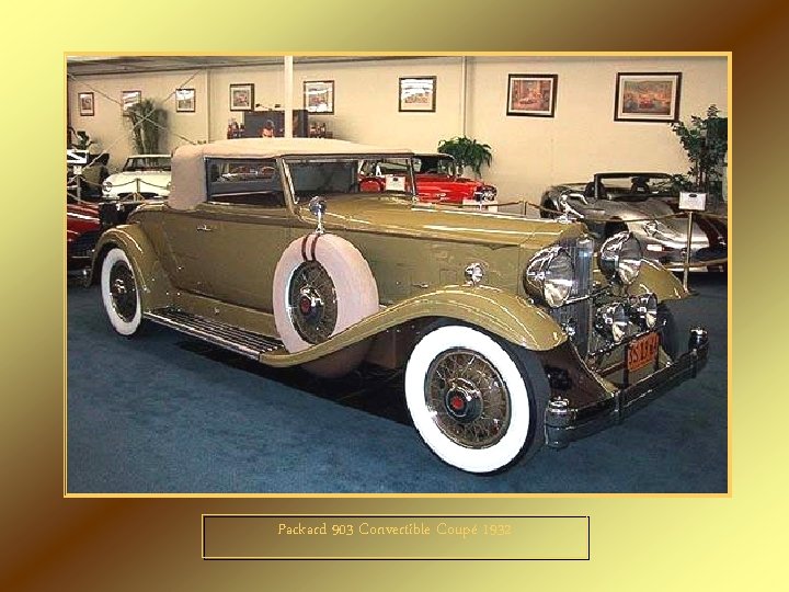 Packard 903 Convertible Coupé 1932 