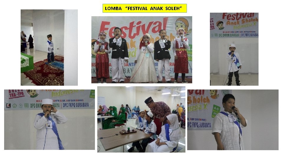 LOMBA “FESTIVAL ANAK SOLEH” 