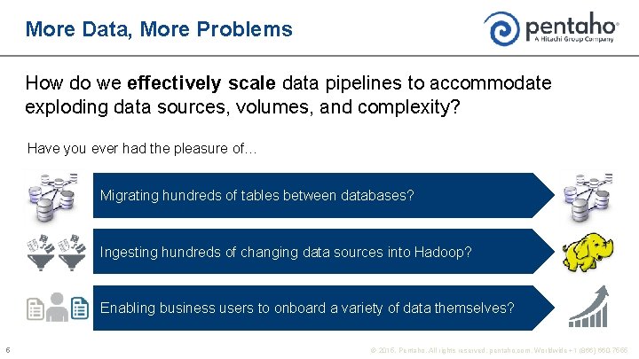 More Data, More Problems How do we effectively scale data pipelines to accommodate exploding