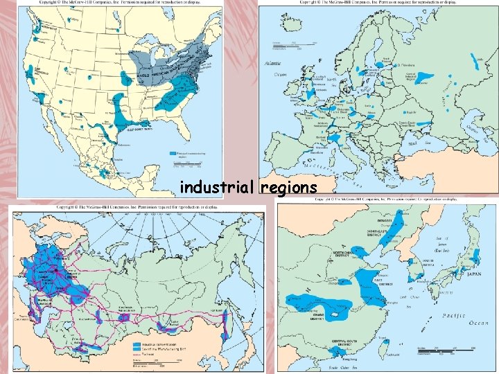 industrial regions 