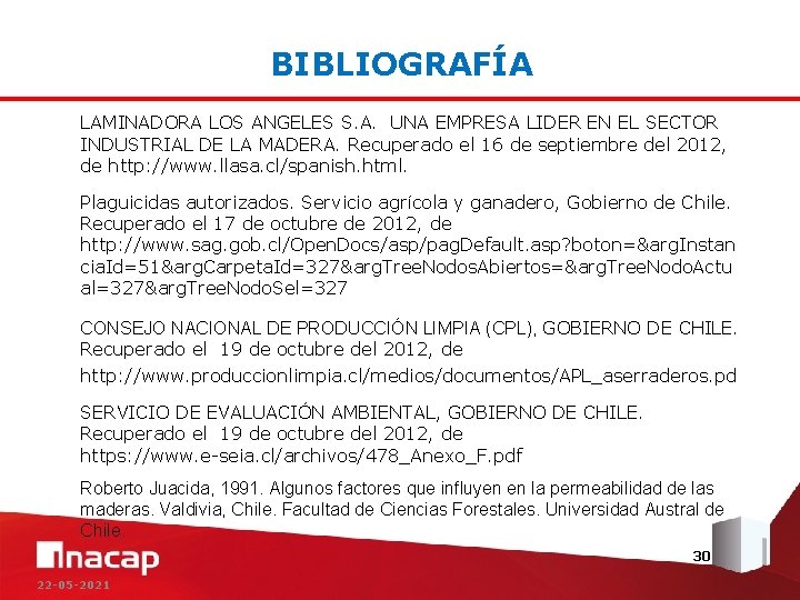 BIBLIOGRAFÍA LAMINADORA LOS ANGELES S. A. UNA EMPRESA LIDER EN EL SECTOR INDUSTRIAL DE