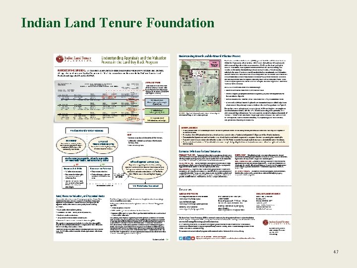 Indian Land Tenure Foundation 47 