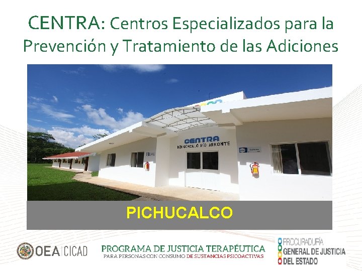 CENTRA: Centros Especializados para la Prevención y Tratamiento de las Adiciones PICHUCALCO SU LOGO