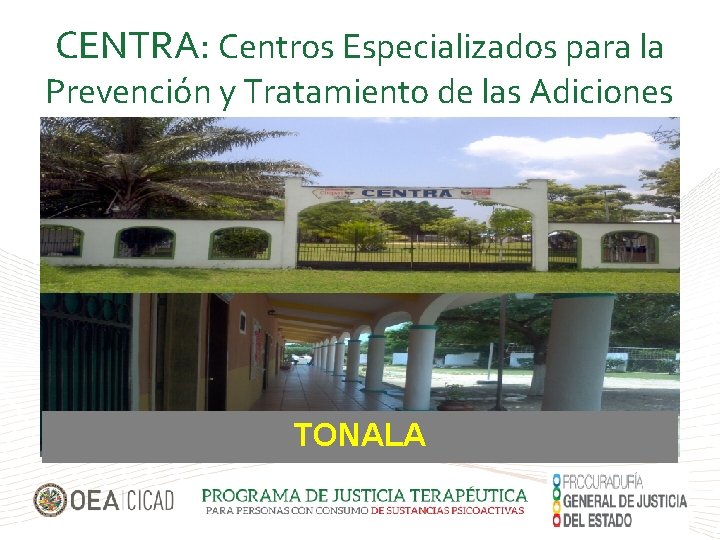 CENTRA: Centros Especializados para la Prevención y Tratamiento de las Adiciones TONALA SU LOGO