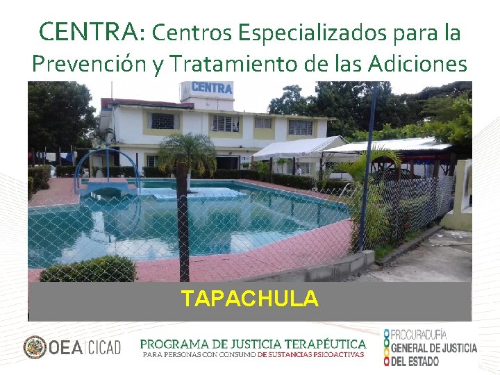 CENTRA: Centros Especializados para la Prevención y Tratamiento de las Adiciones TAPACHULA SU LOGO