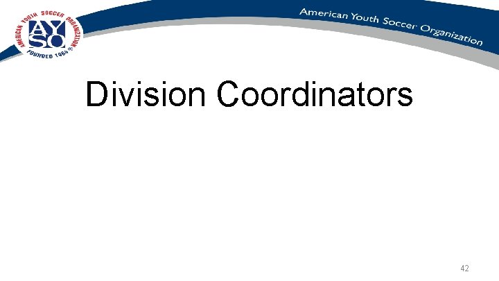 Division Coordinators 42 
