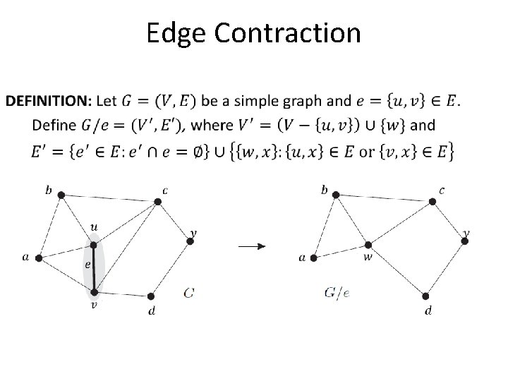 Edge Contraction 