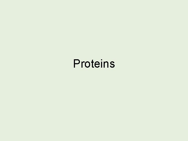 Proteins 
