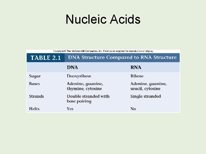 Nucleic Acids 