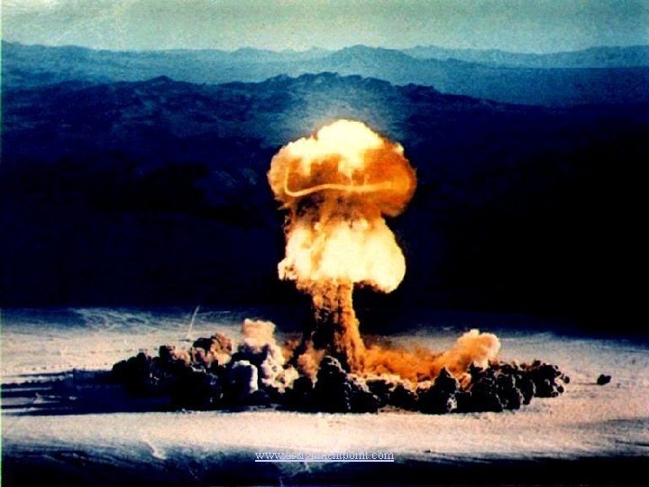 Improve your knowledge • The nuclear bomb gave America a lead which was expected
