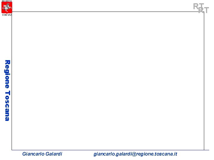 RT RT Regione Toscana Giancarlo Galardi giancarlo. galardi@regione. toscana. it 