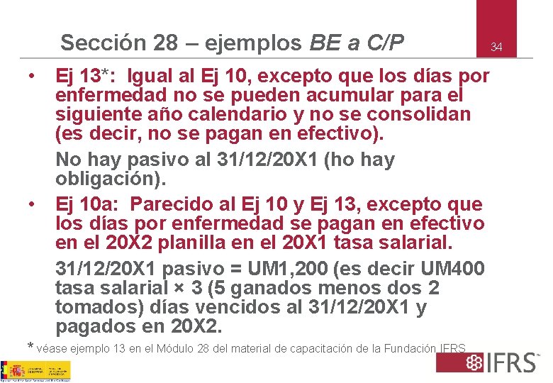 Sección 28 – ejemplos BE a C/P • • Ej 13*: Igual al Ej