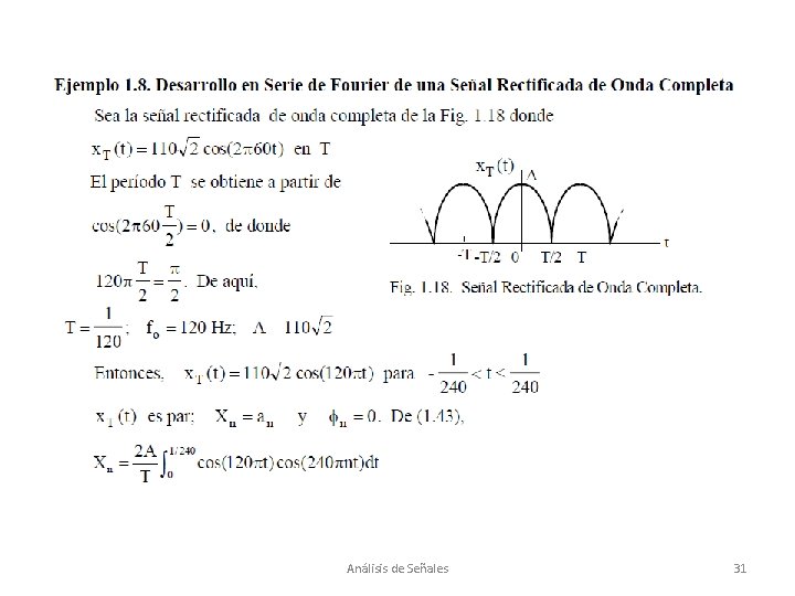Análisis de Señales 31 