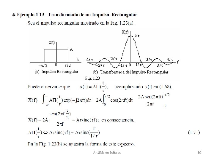 Análisis de Señales 50 